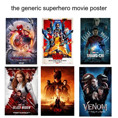super hero movies are generic